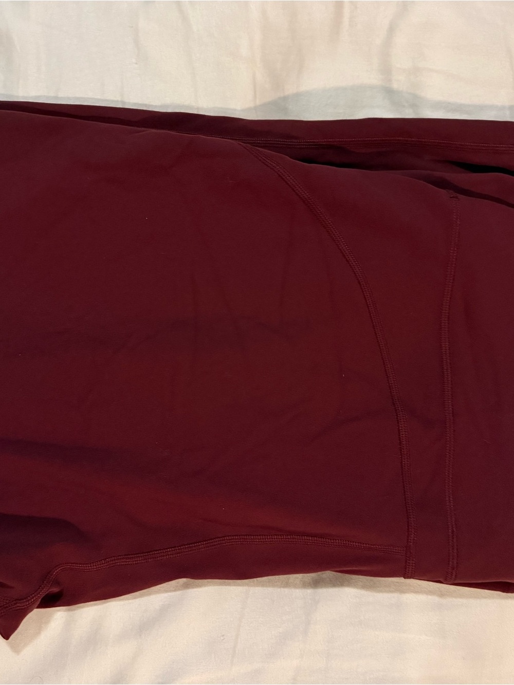 lululemon Maroon Groove Super High Rise Flared Nulu - Picture 2 of 3